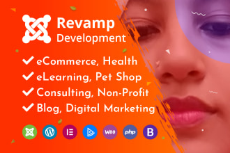 do joomla website development, ecommerce, cleaning, automotive, consulting, news