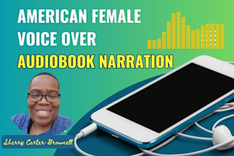 record an american female audiobook narration voiceover