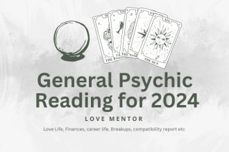 do a general psychic reading for the year 2024