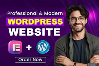 design, convert or rebuild wordpress website with elementor pro