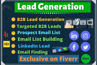 do b2b lead generation and targeted lead with prospect list