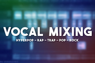 mix your hyperpop, rap, trap vocals