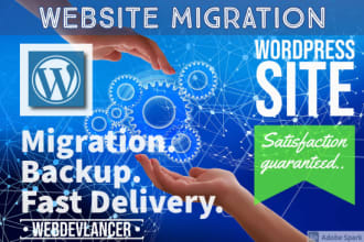 migrate, clone, or backup any wordpress site