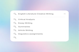 write creative english essays and articles