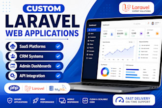 create custom admin dashboards and web apps in laravel