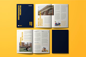 design smart brochure, annual report, company profile, whitepaper and pdf design