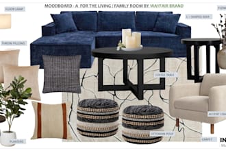 design your interiors with the mood boards and shopping list