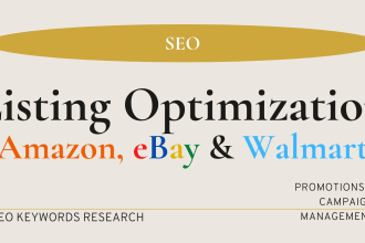 be amazon ebay SEO listing optimization, virtual assistant