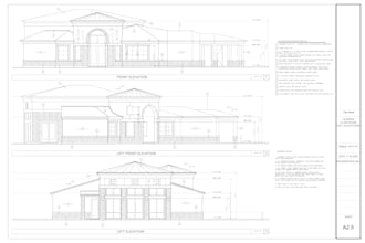 draw elevation and section drawings in autocad