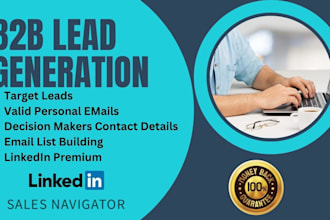 do email, linkedin leads and b2b lead generation