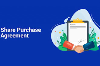 expertly draft or review your share purchase agreements