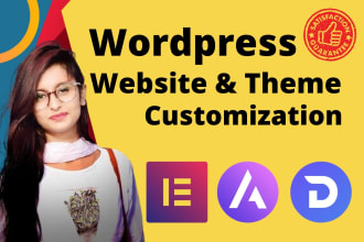 build wordpress website or divi theme customization and astra pro