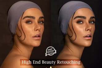 do professional portrait retouching and photo editing