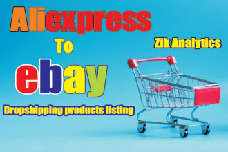 do aliexpress to ebay dropshipping listings