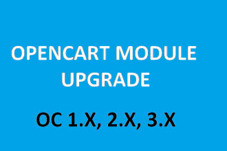 upgrade your opencart module