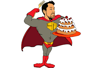 make you awesome super hero from your photo in my style