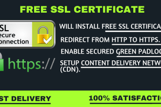 install SSL certificate https on your wordpress website