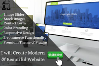 design a fully responsive and stunning website for you