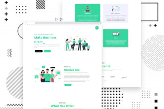 do professional landing page design