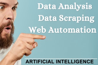 do automation and data scraping using python and selenium