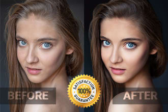 do photoshop retouching, background change and more