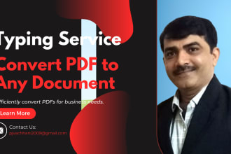do convert gujarati PDF to word document
