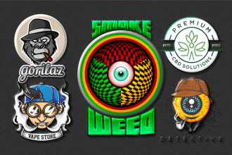 do cannabis,hemp,cdb,organic,vegan,edible logo or label