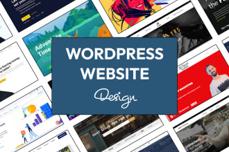 design and develop your wordpress website