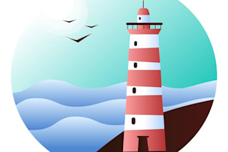 design flat modern web illustration