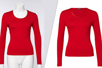 do ghost mannequin and neck joint precisely for ecommerce