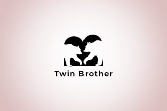 design negative space logo in a creative way