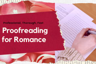 proofread your romance novel