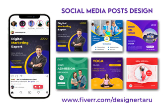 design effective social media posts banners or ads