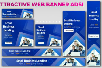 design professional web banners, ad banners, and headers