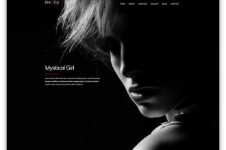 build your photography, portfolio website with an amazing gallery