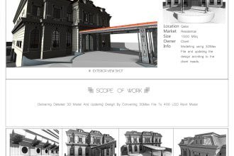 convert 3d max model to bim model