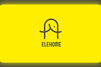 unique elephant logo design with fast turnaround time
