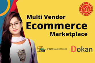 create multi vendor ecommerce marketplace website with dokan