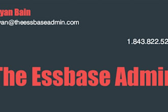 provide essbase administrative services