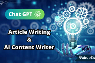 your SEO optimized ai content writer using chatgpt article writing