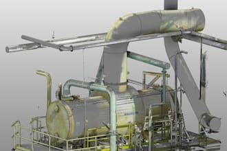 convert point cloud to 3d mep model