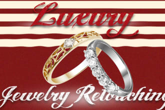 professionally high end jewelry photo retouching in photoshop