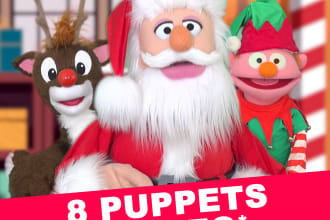 have santa puppet make you a personalised video