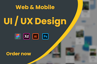 design creative web mobile app UI mockup