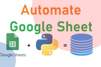automate google sheet using python scripts