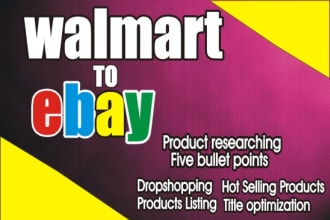 do walmart to ebay dropshipping listings