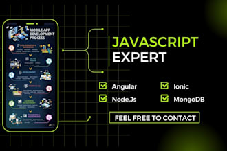 make ionic, angular, react web and mobile apps android, ios