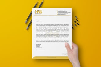 design corporate letterhead and business card in 24 hrs