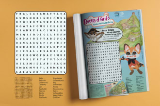 design an activity book page or worksheet