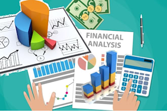 bookkeeping accounting audit financial cost ratio analysis KPI variance excel